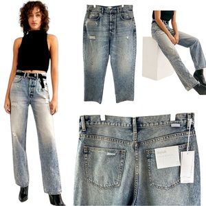 Boyish Jeans Womens 31 Denim Blue Rigid High Rise Relaxed His Girl Friday Ziggy